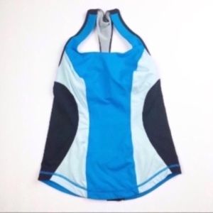 LULULEMON Cardio Kick‎ Tank Blue Top Racerback Women’s Sz 6